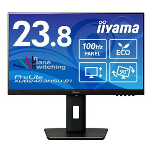 iiyama XUB2463HSU-B1 tfBXvC 23.8^/1920×1080/HDMIADisplayPort/ubN/Xs[J[F/IPSpl/~/]/5Nۏ