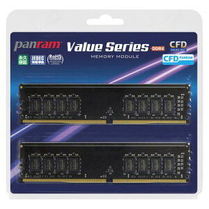 CFD̔ 4988755-045087 fXNgbvPCp PC4-21300(DDR4-2666) 8GB×2g 288pin DIMM (ۏ)(Panram) W4U2666PS-8GC19