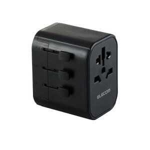 ELECOM T-HPAM-15A2CBK COp}`ϊA_v^/A^CvBF^CvO^CvSE^Cv/o15W/USB-C×1/USB-A×2/ubN