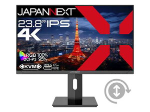y@llzJAPANNEXT JN-IPS2380UHDR-C65W-HSP tfBXvC 23.8^/3840×2160/HDMIADPAUSB Type-C×1/ubN/Xs[J[L/2Nۏ