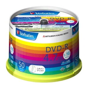 Verbatim DHR47J50V1 DVD-R 4.7GB PCf[^p 16{Ή 50XshP[X Vo[fBXN