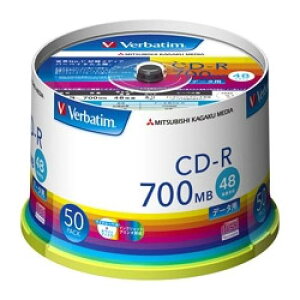 Verbatim SR80FP50V1 CD-R 700MB PCf[^p 48{Ή 50XshP[X Ch\