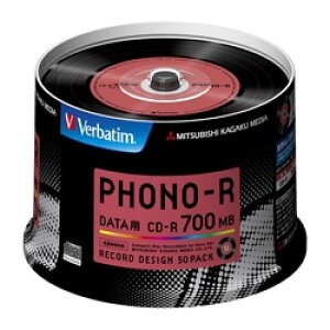 Verbatim SR80PH50V1 CD-R 700MB PCf[^p 48{Ή 50XshP[X PHONO-R tHmA[