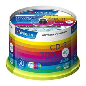 Verbatim SR80SP50V1 CD-R 700MB PCf[^p 48{Ή 50XshP[X Ch\
