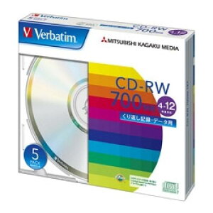 Verbatim SW80EU5V1 CD-RW 700MB PCf[^p 12{ 5XP[X Vo[fBXN