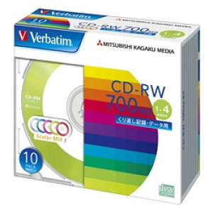 Verbatim SW80QM10V1 CD-RW 700MB PCf[^p 4{ 10XP[X J[~bNX