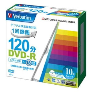 Verbatim VHR12JP10V1 DVD-R(CPRM) ^p 120 1-16{ 5mmP[X10pbN ChΉ