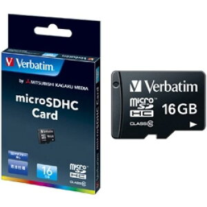 Verbatim MHCN16GJVZ1 microSDHCJ[h 16GB Class10 iSDA_v^[j