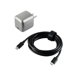 ELECOM ACDC-PD8970SGY m[gPCACA_v^[/USB PDΉ/70W/USB-C×1/C-CP[ut/2m/Xy[XO[
