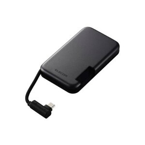 ELECOM ESD-EPB1000GBK OtSSD/|[^u/USB3.2(Gen2)/Type-C/P[ǔ^/1TB/ubN