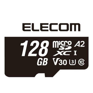 ELECOM MF-MS128GU13A2R MicroSDXCJ[h/f[^T[rXt/rfIXs[hNXΉ/UHS-I U3 V30/128GB