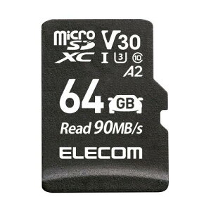 ELECOM MF-DRMR064GU13 microSDXCJ[h/ԍڗp/ϋv/UHS-I/64GB