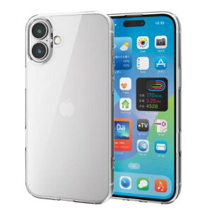 ELECOM PM-A24BHVCKCR iPhone 16 Plus�p�n�C�u���b�h�P�[�X/�X�^���_�[�h/�N���A