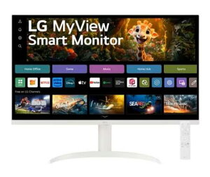 LG 32SR75U-W X}[gj^[ 31.5^/3840×2160/HDMIAUSB/zCg/Xs[J[F/WebOS23/X^h^