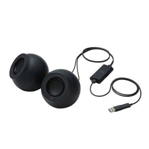 ELECOM SP-P10CUSBBK PCp2.0chXs[J[/Stina/4.4W/USBڑ/ubN