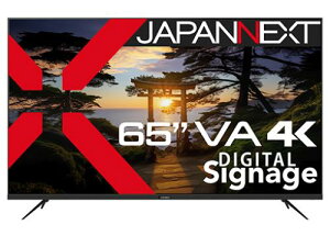y@llzJAPANNEXT JN-V65UHD-U tfBXvC 65^/3840×2160/HDMI×3AUSB×1/ubN/Xs[J[L/2Nۏ