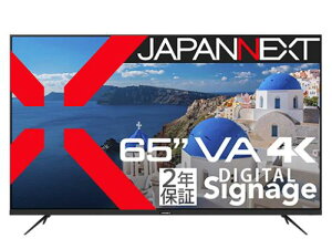 y@llzJAPANNEXT JN-V65UHD-U-H2 tfBXvC 65^/3840×2160/HDMI×3AUSB×1/ubN/Xs[J[L/3Nۏ