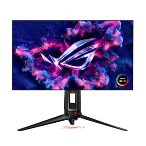 y@llzASUS PG27AQDP 26.5^Q[~Oj^[/2560×1440/HDMI(v2.1)×2ADisplayPort1.4 DSCAUSB-A×2/ubN/Xs[J[FȂ