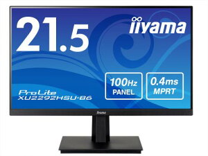 iiyama XU2292HSU-B6 tfBXvC 21.5^/1920×1080/HDMIADisplayPort/ubN/Xs[J[F/IPSpl