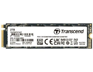 gZh TS2TMTE760T @lYƗpi 2TB M.2 2280 SSD PCIe Gen4x4 NVMe 3D TLC BiCS5 DRAM-less TCG OPAL