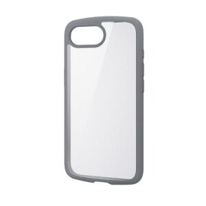 ELECOM PM-A25STSLFCGY iPhone 16e/nCubhP[X/TOUGH SLIM LITE/t[J[/wʃNA/XgbvV[gt/O[