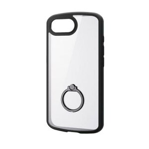 ELECOM PM-A25STSLFCRBK iPhone 16e/nCubhP[X/TOUGH SLIM LITE/t[J[/wʃNA/Ot/ubN