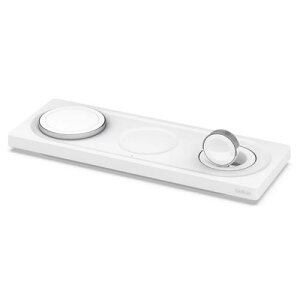 �y�@�l�l������zBelkin WIZ016dqWH BOOST��CHARGE PRO MagSafe 3-in-1 ���C�����X�[�d�p�b�h �z���C�g