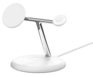 y@llzBelkin WIZ023dqWH BoostCharge Pro Qi2 3-in-1 CX[dX^h zCg