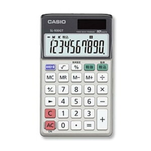 CASIO SL-930GT-N �p�[�\�i���d�� �蒠�^�C�v 10�� �O���[���w���@�K�����i
