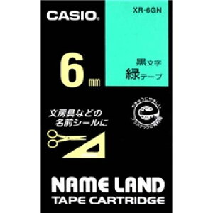 CASIO XR-6GN l[hpX^_[he[v 6mm /