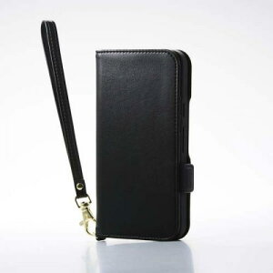 ELECOM PM-P251PLFY4BK Google Pixel 9a/�\�t�g���U�[�P�[�X/���Εt/�ϏՌ�/�n���h�X�g���b�v�t/�u���b�N
