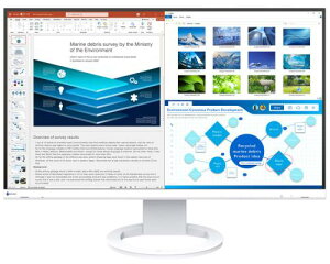 EIZO(GC][) EV2720S-WT tfBXvC 27^/2560×1440/HDMIADisplayPortAUSB Type-C/zCg/Xs[J[F