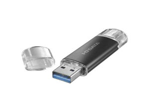 I-O DATA U3C-STD256G/K USB 5Gbps対応 USB-A&USB-C搭載USBメモリー 256GB ブラック