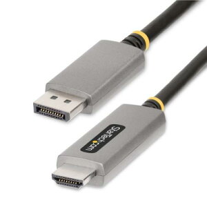 StarTech.com 133DISPLAYPORTHDMI21 DisplayPort1.4-HDMI2.1ϊP[u/2m/8K60Hz/4K144Hz/IX-IX/HDR10/HDCP2.3