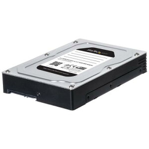 StarTech.com 25SATSAS35HD 3.5C`xCHDDP[X2.5C`n[hfBXNΉE}E^SATA/SAS݊SSD/HDDɑΉ2.5C`hCu3.5C`ɕϊ