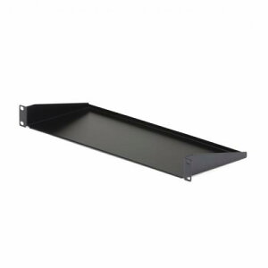 StarTech.com CABSHELF1U 1U���s��7�C���`���j�o�[�T���Œ莮���b�N�}�E���g�^�I��/���[�I�ω׏d15kg1.6mm�≄�|�g�p