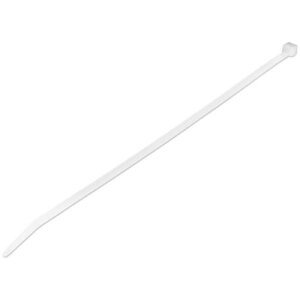 StarTech.com CBMZT10N �����o���h/�i�C�����P�[�u���^�C/100�{����p�b�N/�z���C�g/����25cm/��4mm/�P�[�u�����̒��a68mm/�������x22kg/UL94V-2�K�i�F��i