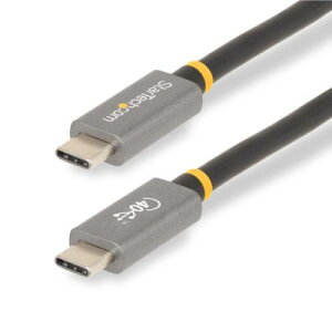 StarTech.com CC1M-40G-USB-CABLE USBP[u/USB4(40Gbps)/1m/Type-C-Type-C/IX-IX/8K60Hz/100WPowerDelivery/USB-IFF/DPAlt[h