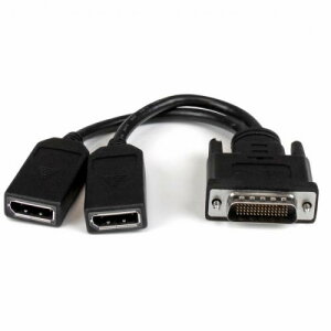 StarTech.com DMSDPDP1 20cmDMS59�f���A��DisplayPort����P�[�u��1xDMS-59(59�s��)�I�X/2x�f�B�X�v���C�|�[�gDP(20�s��)���X4kx2k�Ή�HPXP688AA��֕i