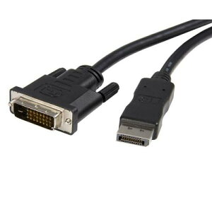 StarTech.com DP2DVIMM10 DisplayPort-DVIϊP[u3mfBXvC|[g/DPIXDVI-D(25s)IX1920x1200ubN