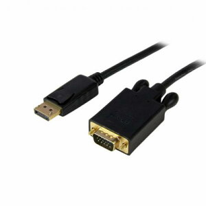 StarTech.com DP2VGAMM6B DisplayPort-VGAϊP[u1.8mfBXvC|[g/DPiIXj-VGAiIXj1920x1200