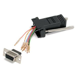 StarTech.com GC98FF DB9-RJ45ϊA_v^DB-9/D-Sub9sX-RJ-45XD-Sub9sRJ45ɕϊ