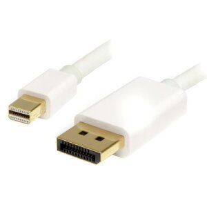 StarTech.com MDP2DPMM1MW MiniDisplayPort-DisplayPort1.2ϊP[u1mMiniDP/~jfBXvC|[giIXj-fBXvC|[g/DPiIXjzCg
