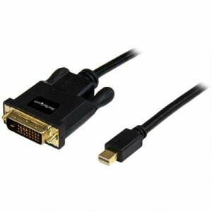 StarTech.com MDP2DVIMM3B MiniDisplayPort-DVIϊP[u91cm1x~jfBXvC|[g/MiniDP(IX)-1xDVI-D25s(IX)ϊA_v^1920x1200ubN