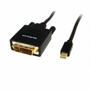 StarTech.com MDP2DVIMM6 MiniDisplayport-DVIϊP[u1.8m~jfBXvC|[g/MiniDP-DVIϊA_v^MiniDisplayPortIX-DVI-D(25s)IX1920x1200ubN