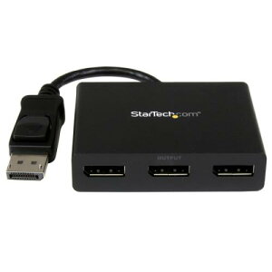 StarTech.com MSTDP123DP 3|[gMSTnuDisplayPort-3xDisplayPort}`j^[Xvb^4KΉfBXvC|[g(IX)-3|[gfBXvC|[g(X)WindowŝݑΉ
