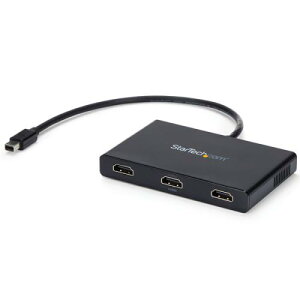 StarTech.com MSTMDP123HD 3|[gMSTnuMiniDisplayPort-3xHDMI}`j^[Xvb^~jfBXvC|[g(IX)-3xHDMI(X)4KΉWindowŝݑΉ