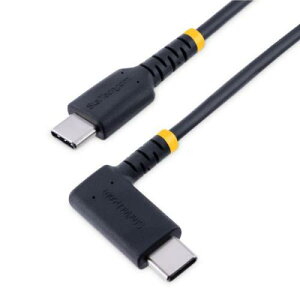 StarTech.com R2CCR-30C-USB-CABLE USB�P�[�u��/USB-C-USB-C/30cm/USB2.0/L�^�E����/USBPD�Ή�/�}���[�d�f�[�^�]��/���ϋv�A���~�h�@�ە⋭/Type-C�[�d�����R�[�h/�^�C�vCL���R�l�N�^�[
