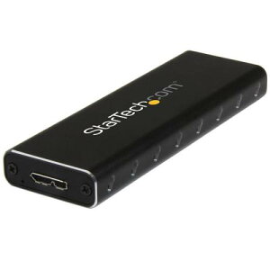 StarTech.com SM2NGFFMBU33 USB3.0ڑM.2SATASSDP[XUASPΉM.2(NGFF/B-Key)Ή\bhXe[ghCuP[XUSBoXp[Ή