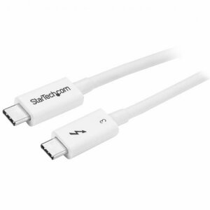 StarTech.com TBLT34MM50CW Thunderbolt3P[u(40Gbps)0.5mzCgUSBType-C/DisplayPort݊4K/60Hz